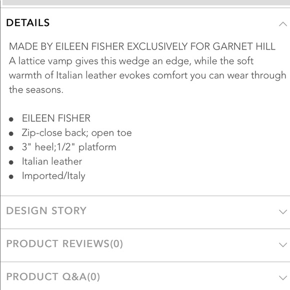 ❌SOLD❌Eileen Fisher | Cage Wedge Heels - Picture 7 of 7